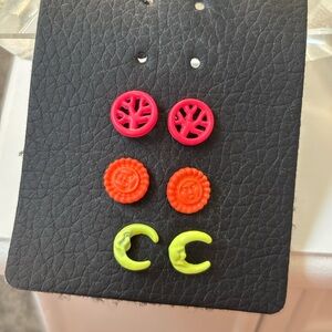 Colorful Kids Earrings Set